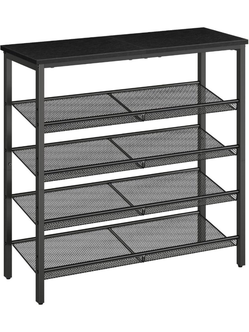 5-Tier Adjustable Shoe Rack Organizer for Entryway & Closet, Holds 12-16 Pairs